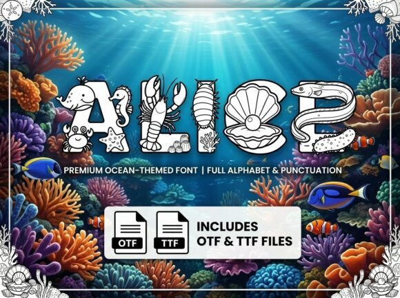 Alice: The Playful Ocean Font That Brings Stories to Life