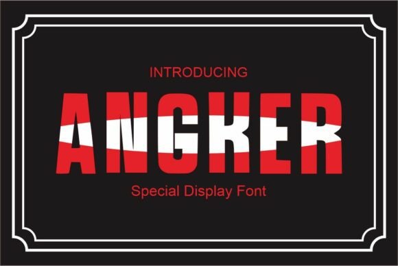 Angker: The Handwritten Font That Brings Bold Authenticity to Your Brand