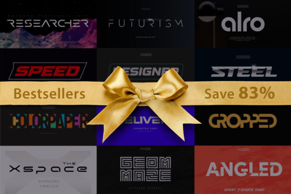 Bestseller Bundle: The Display Font Collection for Bold Projects