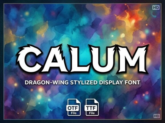 Calum: The Avant-Garde Display Typeface That Commands Attention