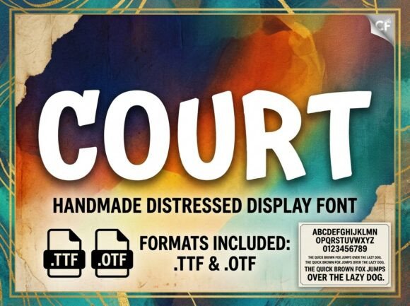 Court: The Decorative Typeface That Commands Attention