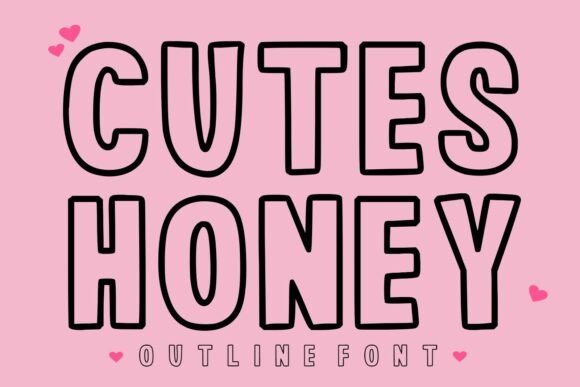 Cutes Honey: A Sweet Typeface for Charming Designs