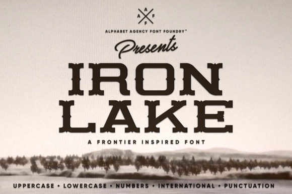Iron Lake: The Bold Display Font for Standout Branding