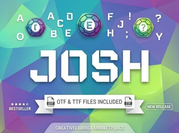 Josh: The Display Font That Brings Match-Day Energy to Your Designs