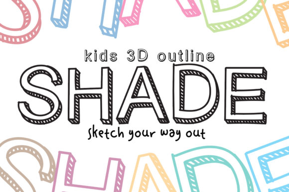 Kids 3D Outline Shade: Adding Depth to Your Creative Projects