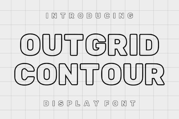 Outgrid Contour: A Bold Typeface for Modern Visual Impact