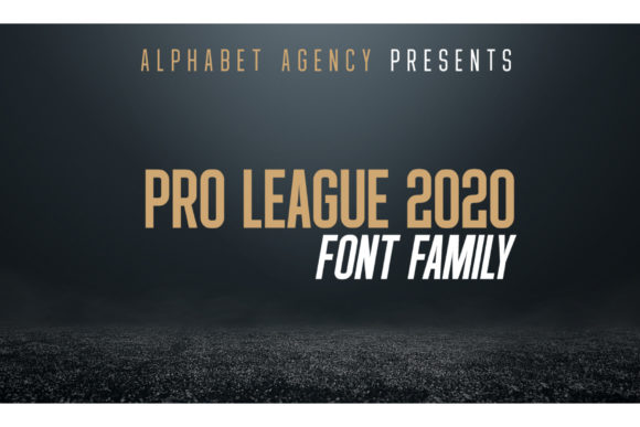 Pro League 2020: A Modern Display Font for Bold Projects